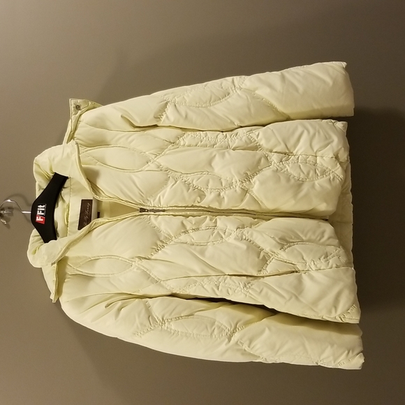 Pastel Yellow Down Jacket - Picture 1 of 7